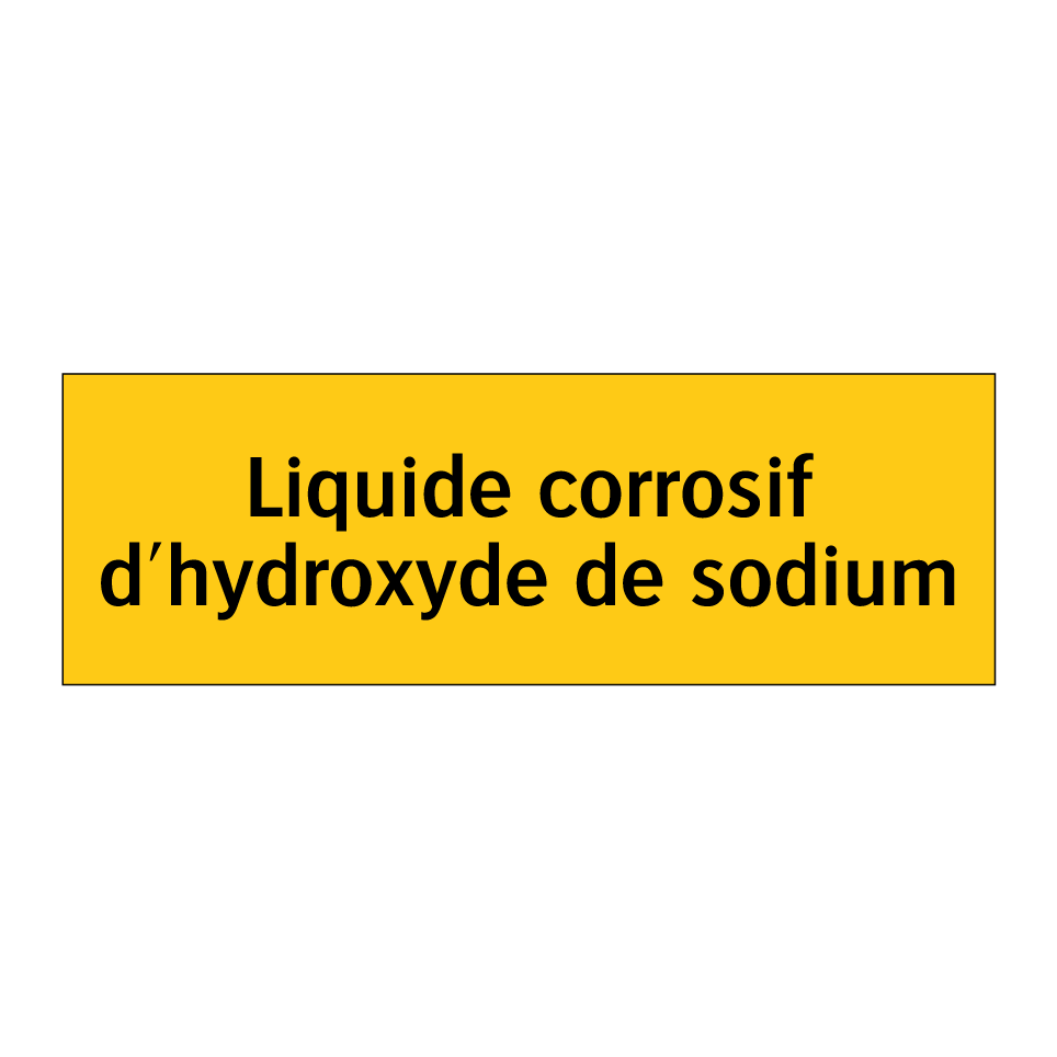 Liquide corrosif d'hydroxyde de sodium