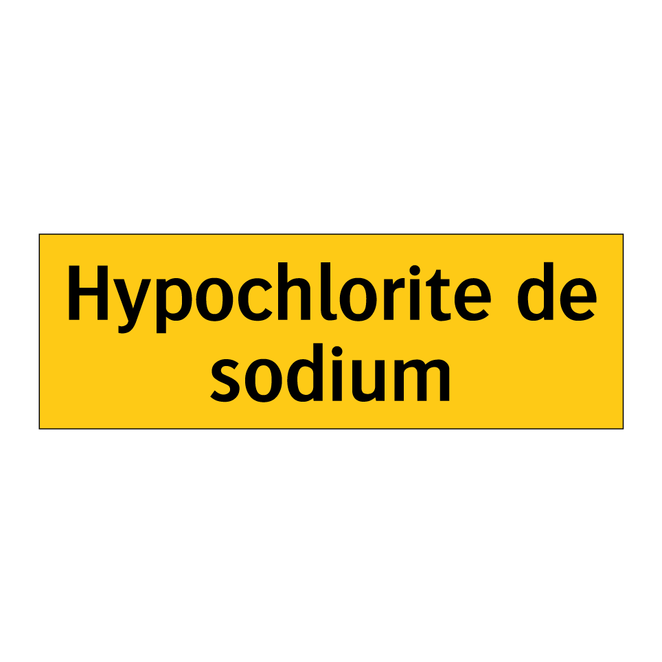 Hypochlorite de sodium