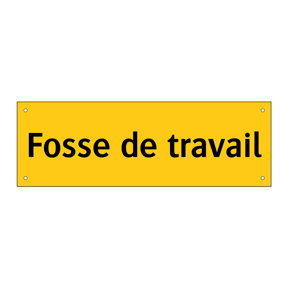 Fosse de travail