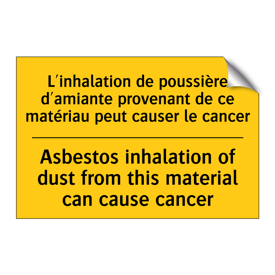 L'inhalation de poussière d'amiante /.../ - Asbestos inhalation of dust from /.../