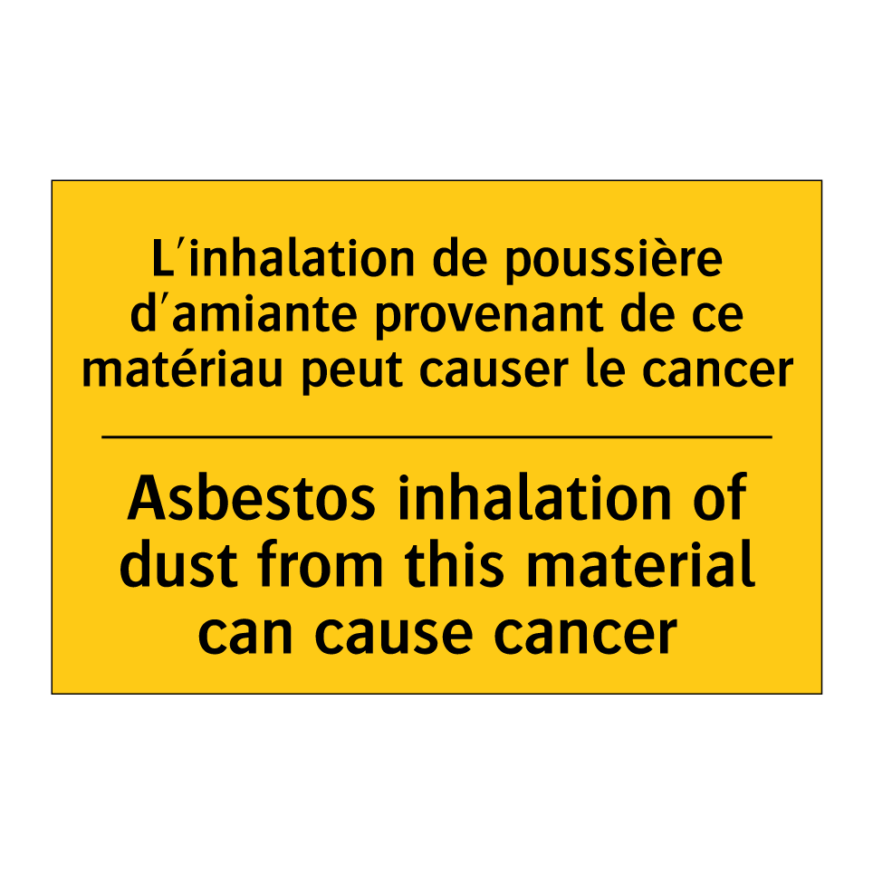 L'inhalation de poussière d'amiante /.../ - Asbestos inhalation of dust from /.../