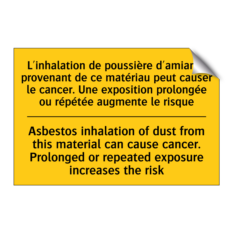 L'inhalation de poussière d'amiante /.../ - Asbestos inhalation of dust from /.../