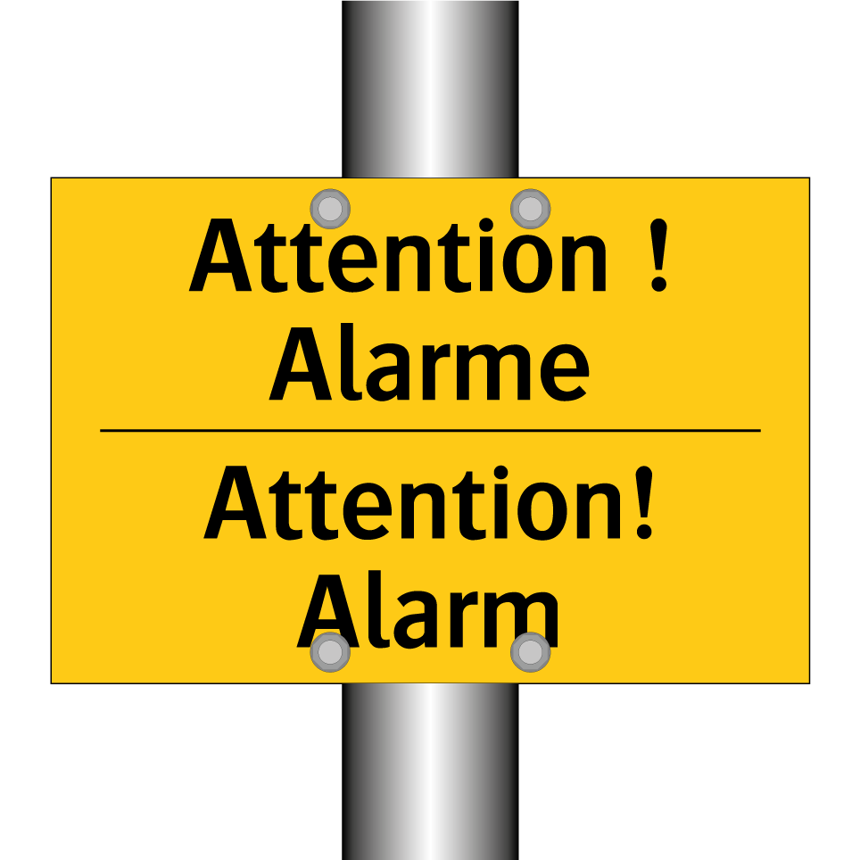 Attention ! Alarme - Attention! Alarm