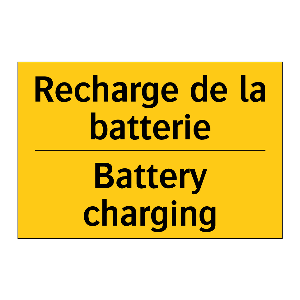Recharge de la batterie - Battery charging