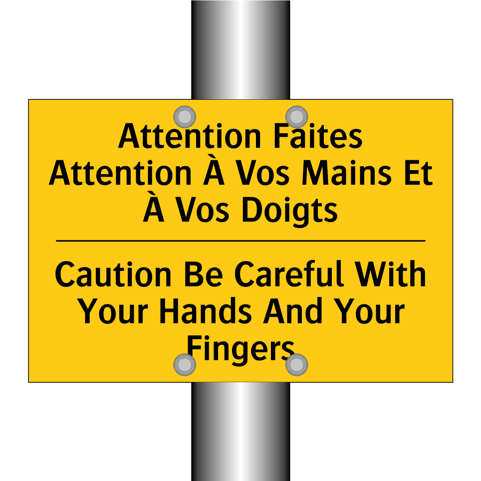 Attention Faites Attention À Vos /.../ - Caution Be Careful With Your Hands /.../