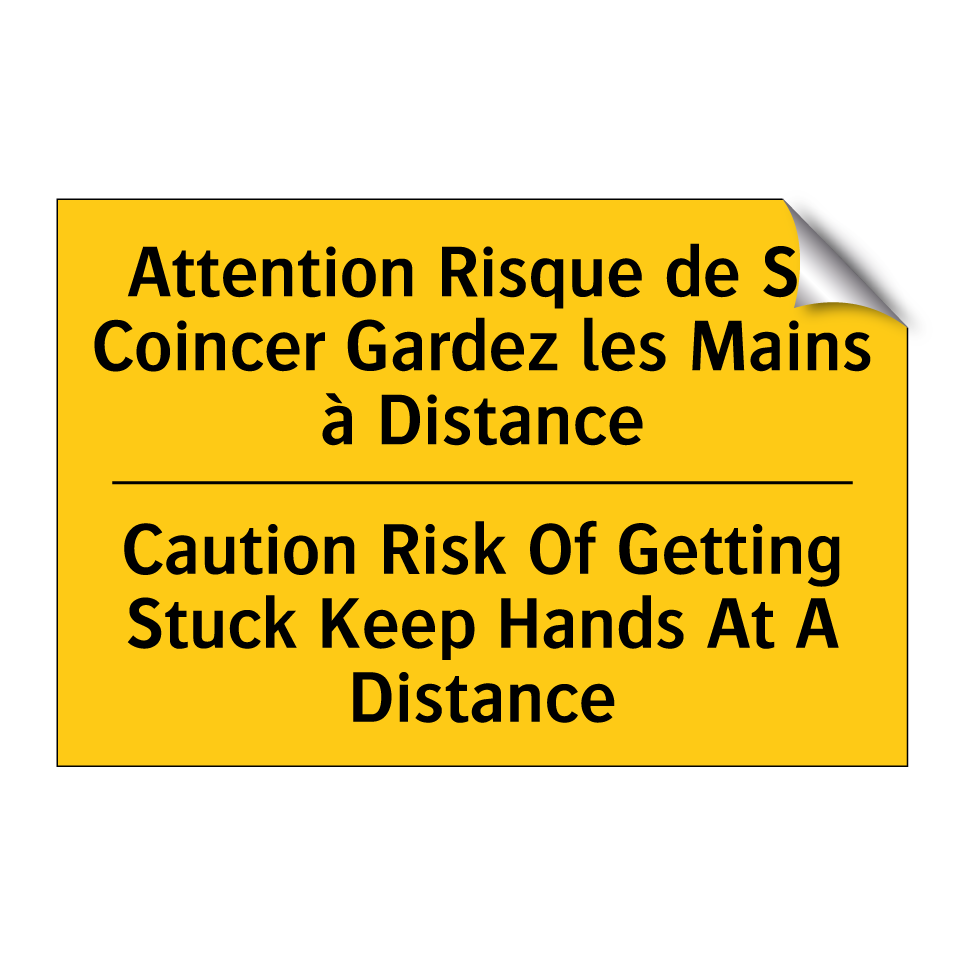 Attention Risque de Se Coincer /.../ - Caution Risk Of Getting Stuck /.../