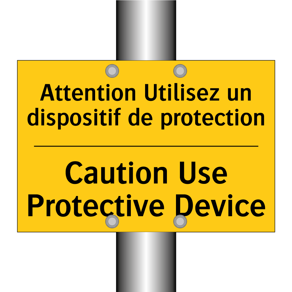 Attention Utilisez un dispositif /.../ - Caution Use Protective Device