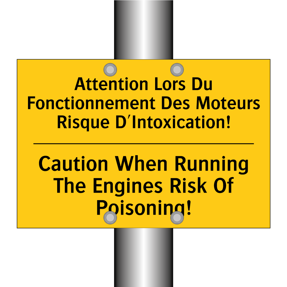 Attention Lors Du Fonctionnement /.../ - Caution When Running The Engines /.../