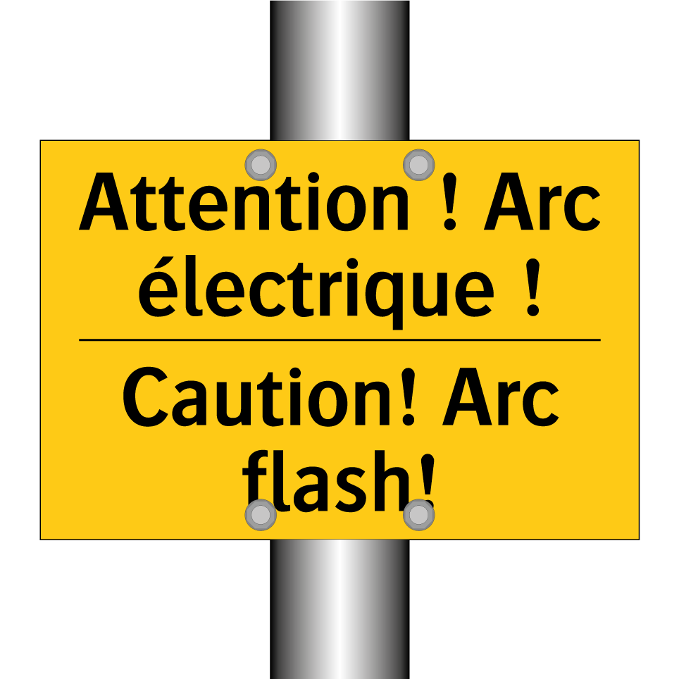 Attention ! Arc électrique ! - Caution! Arc flash!