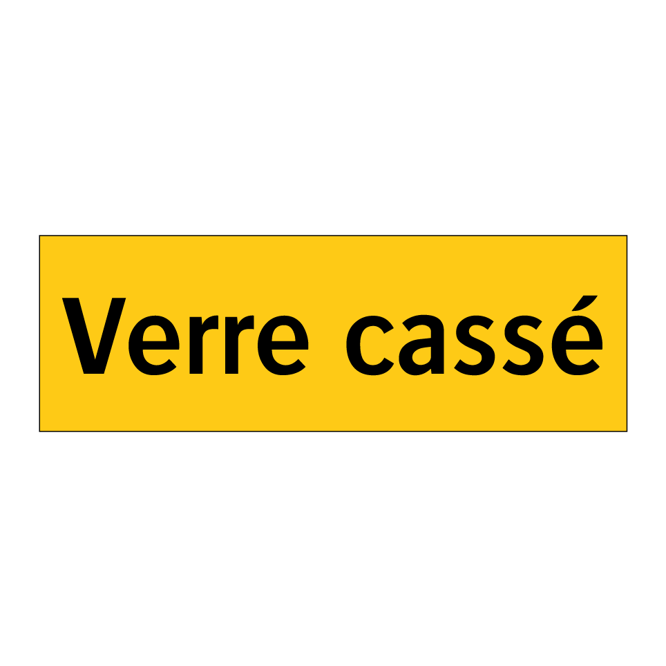 Verre cassé