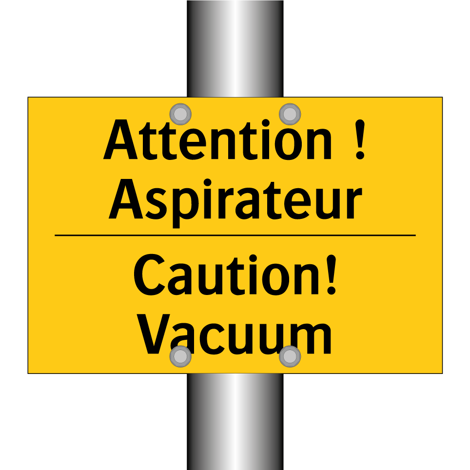 Attention ! Aspirateur - Caution! Vacuum
