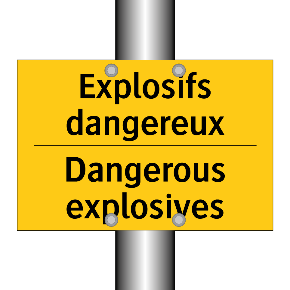 Explosifs dangereux - Dangerous explosives