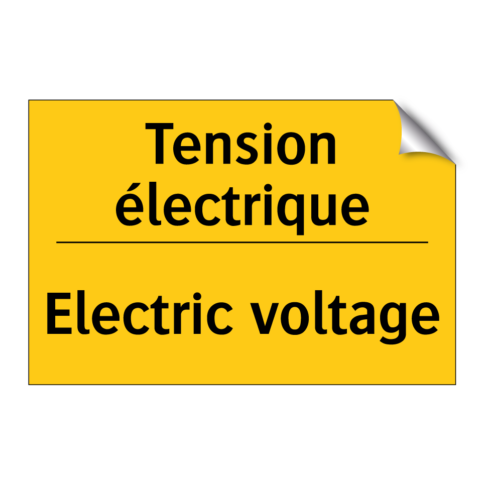 Tension électrique - Electric voltage