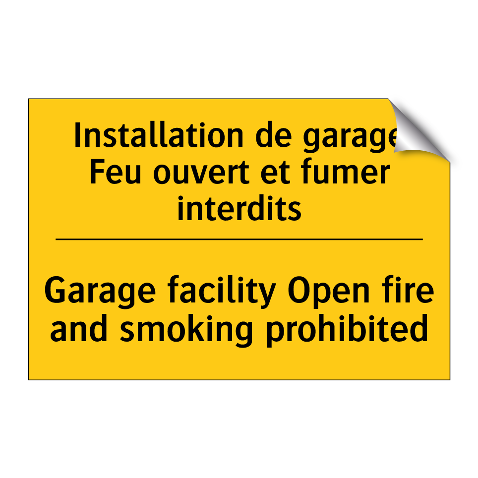 Installation de garage Feu ouvert /.../ - Garage facility Open fire and /.../