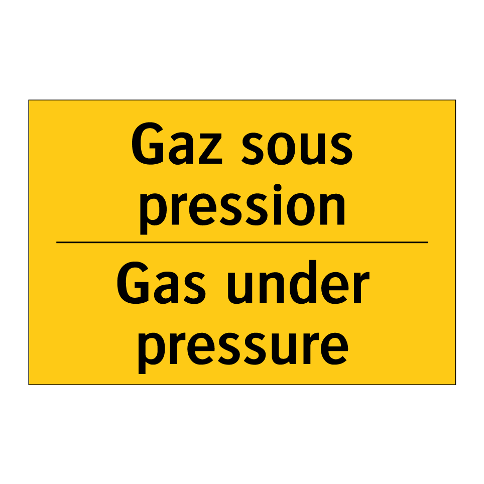 Gaz sous pression - Gas under pressure