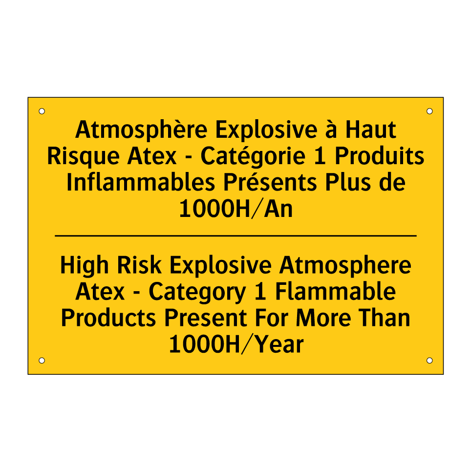 Atmosphère Explosive à Haut Risque /.../ - High Risk Explosive Atmosphere /.../