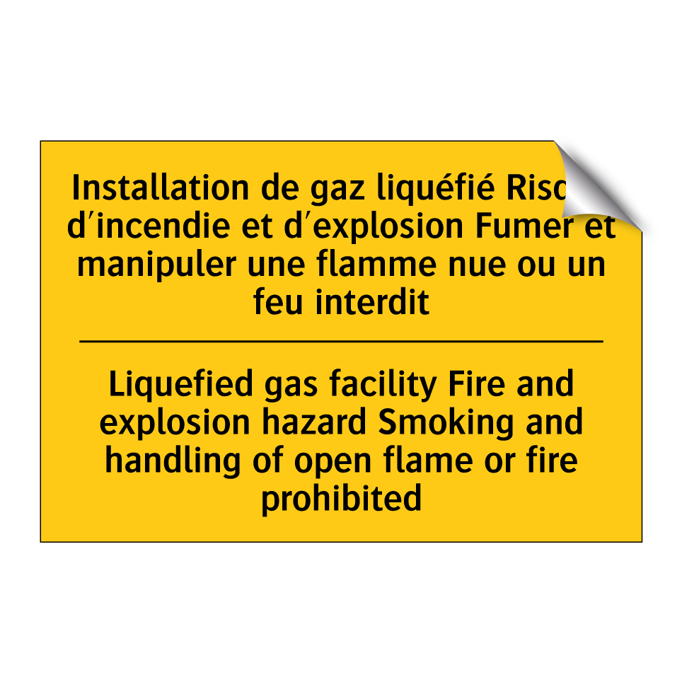 Installation de gaz liquéfié Risque /.../ - Liquefied gas facility Fire and /.../