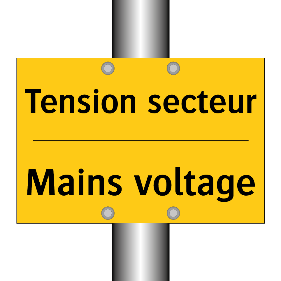 Tension secteur - Mains voltage