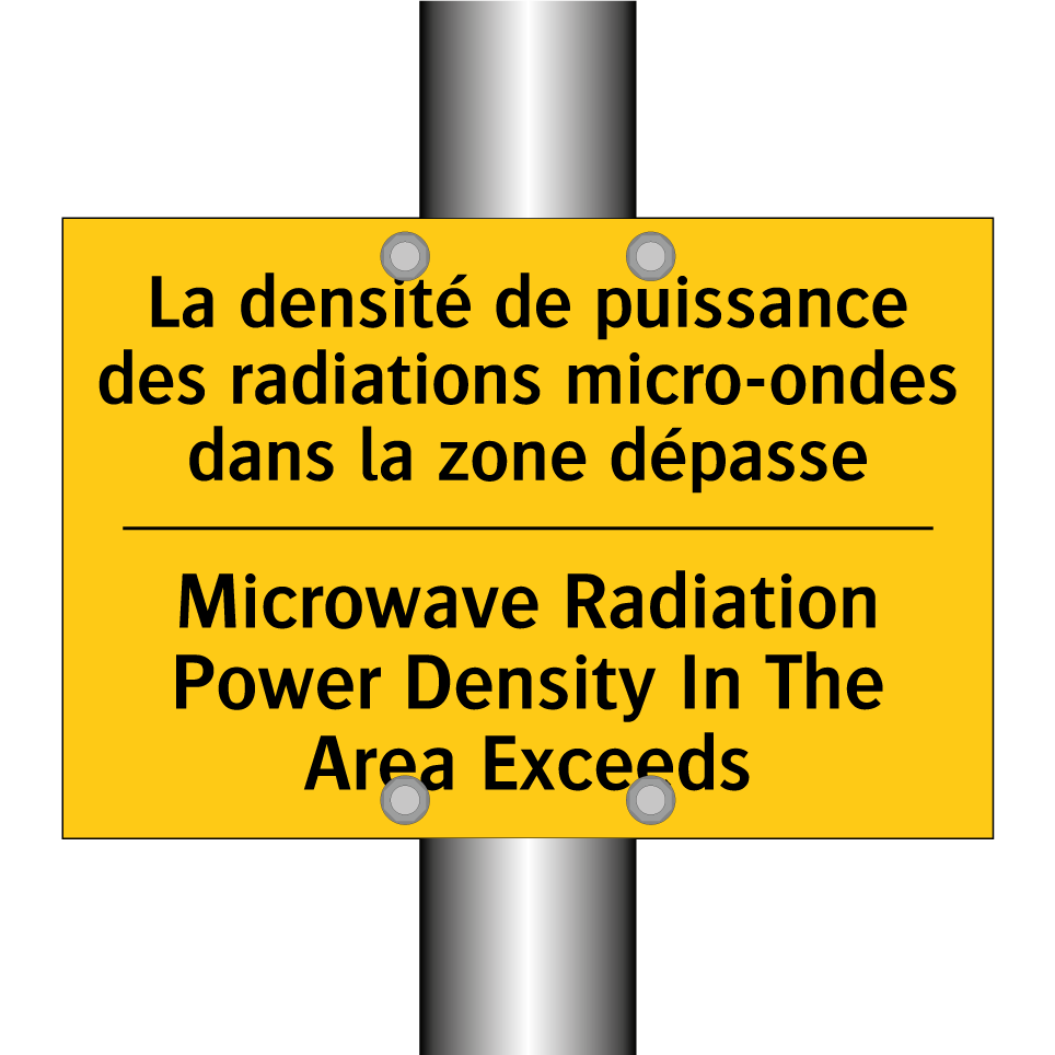 La densité de puissance des radiations /.../ - Microwave Radiation Power Density /.../