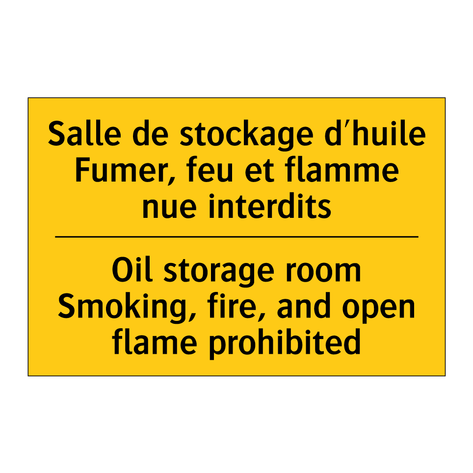 Salle de stockage d'huile Fumer, /.../ - Oil storage room Smoking, fire, /.../