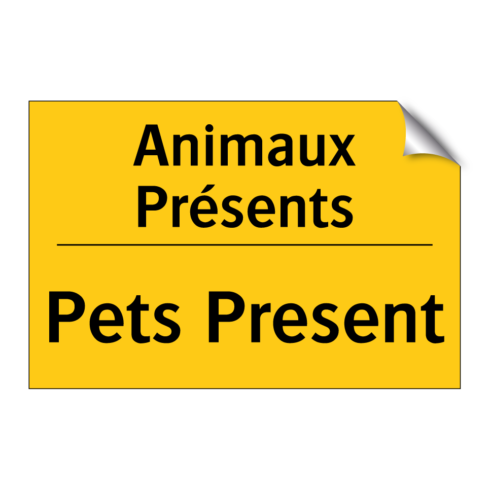 Animaux Présents - Pets Present