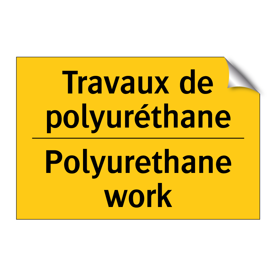 Travaux de polyuréthane - Polyurethane work