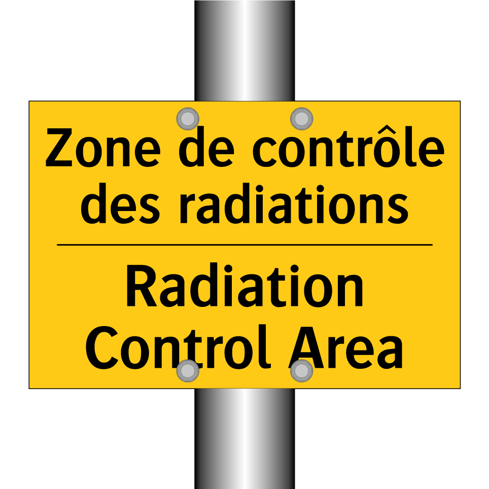 Zone de contrôle des radiations /.../ - Radiation Control Area