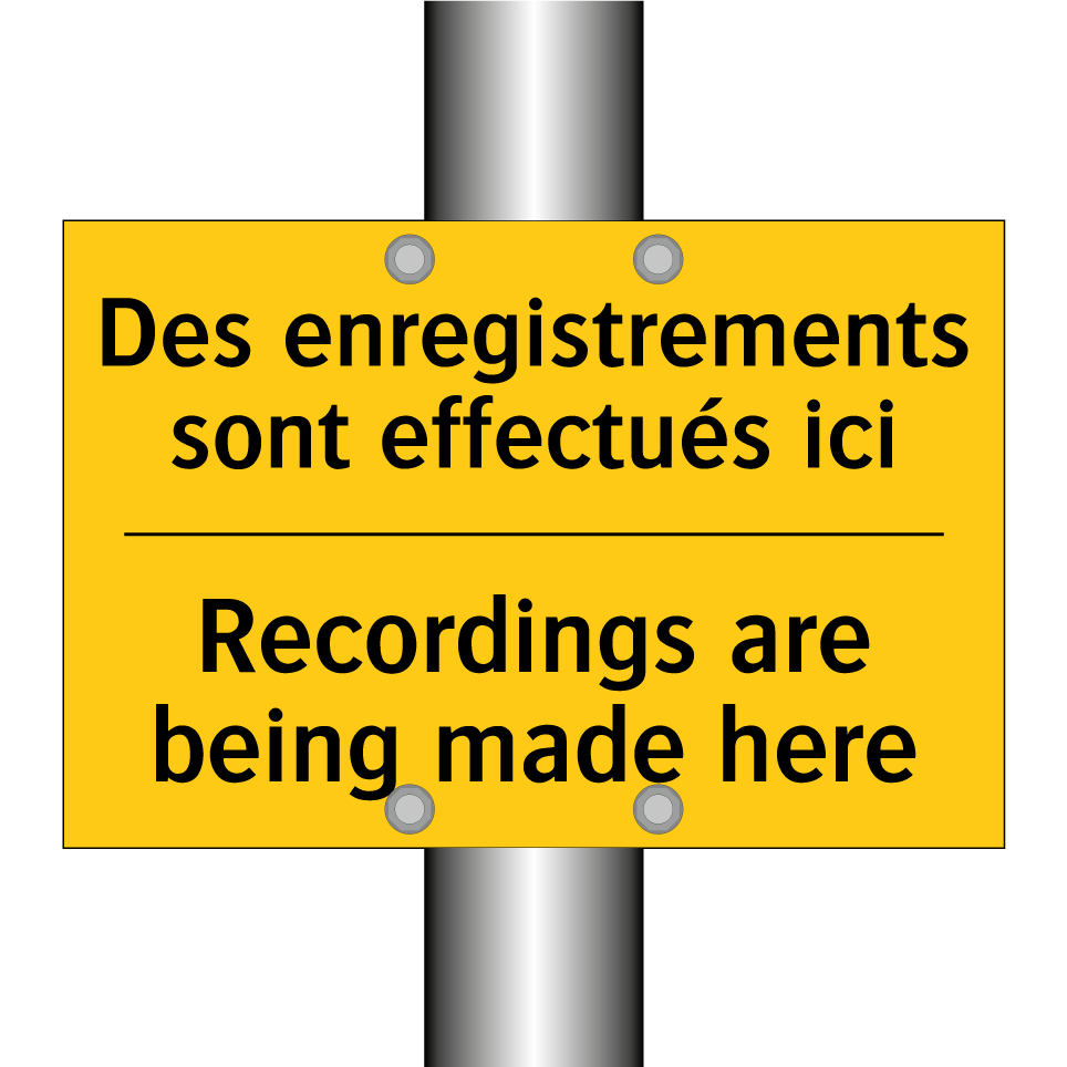 Des enregistrements sont effectués /.../ - Recordings are being made here