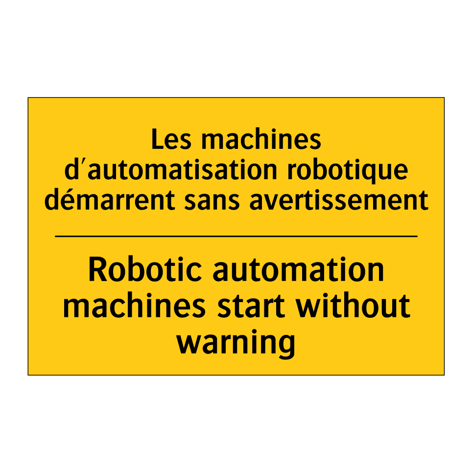 Les machines d'automatisation /.../ - Robotic automation machines start /.../