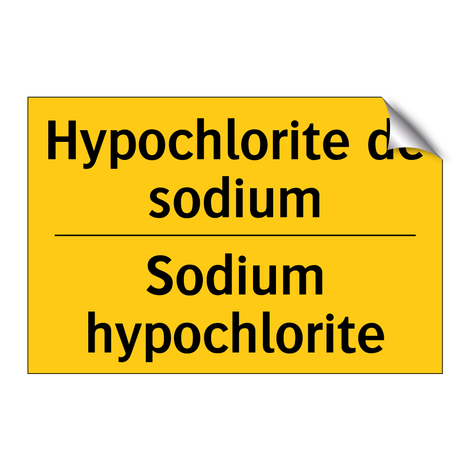 Hypochlorite de sodium - Sodium hypochlorite