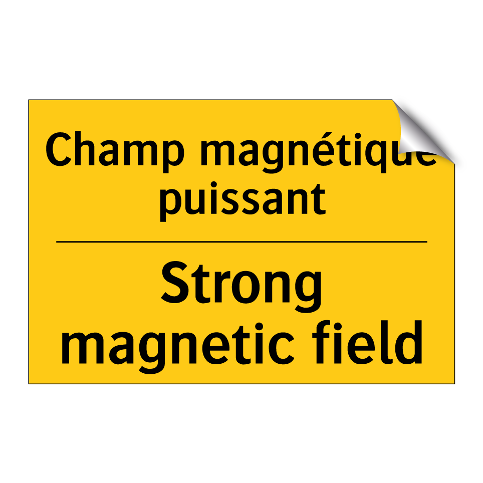 Champ magnétique puissant - Strong magnetic field