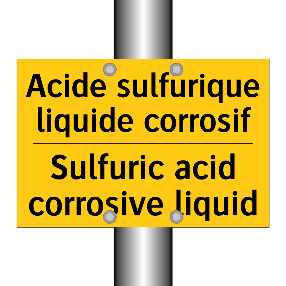Acide sulfurique liquide corrosif /.../ - Sulfuric acid corrosive liquid