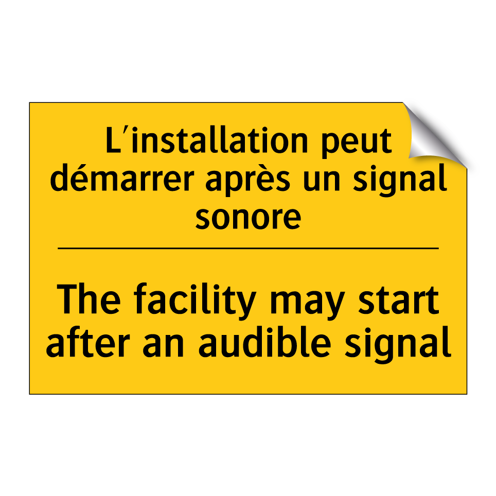 L'installation peut démarrer après /.../ - The facility may start after an /.../