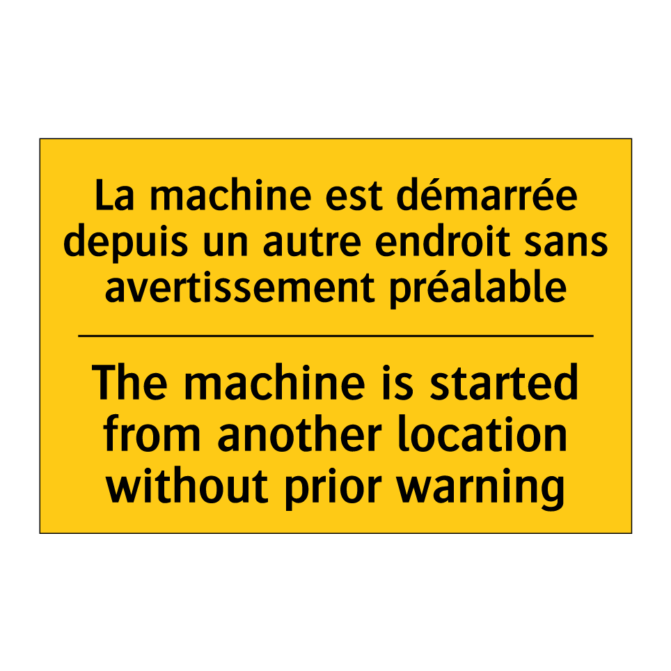 La machine est démarrée depuis /.../ - The machine is started from another /.../
