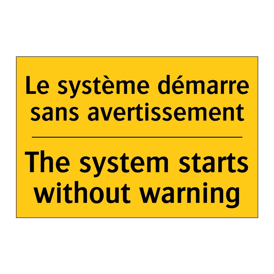 Le système démarre sans avertissement /.../ - The system starts without warning /.../