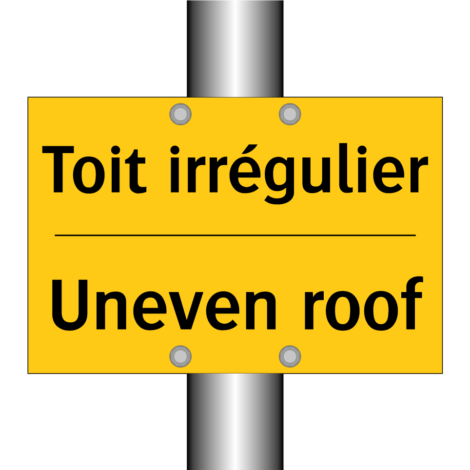 Toit irrégulier - Uneven roof