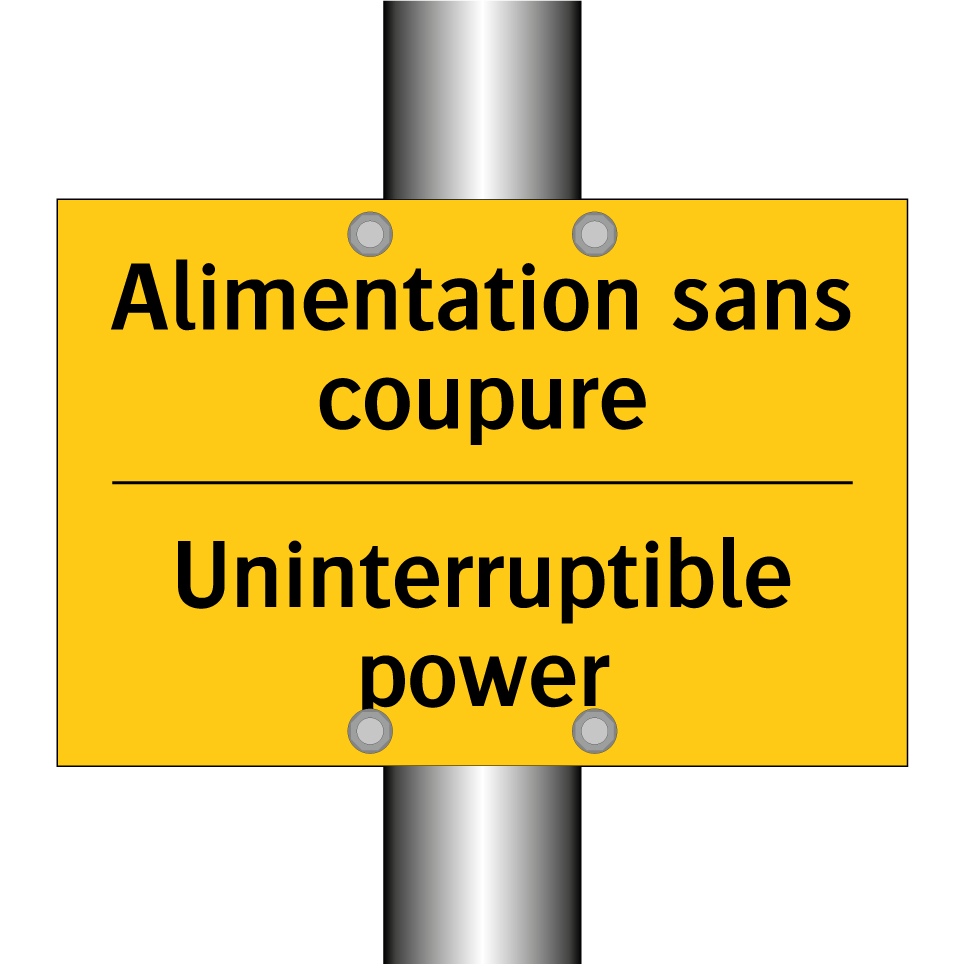 Alimentation sans coupure - Uninterruptible power