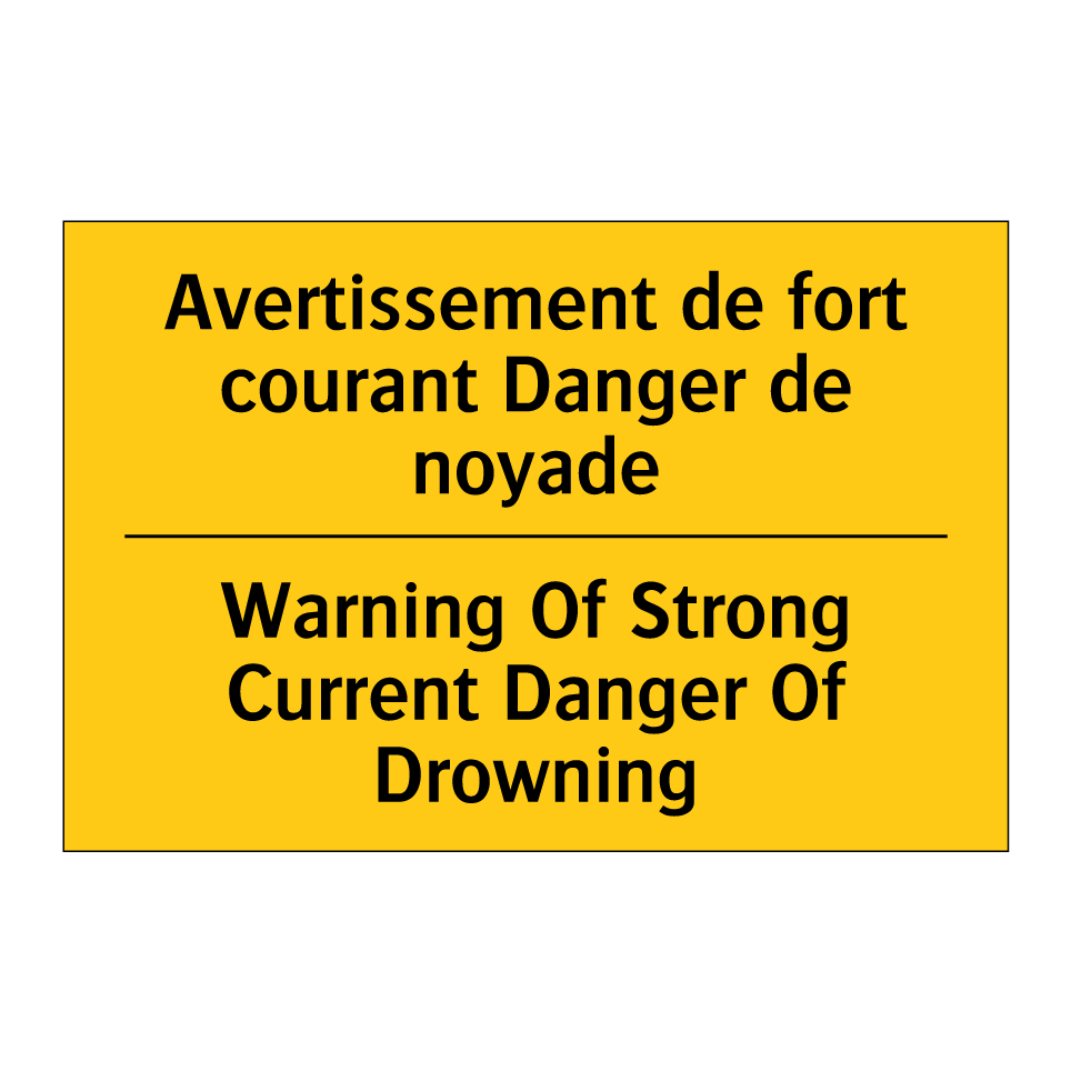 Avertissement de fort courant /.../ - Warning Of Strong Current Danger /.../