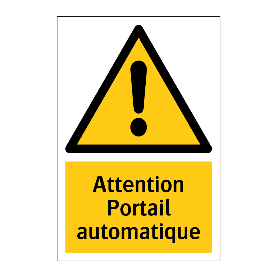 Attention Portail automatique
