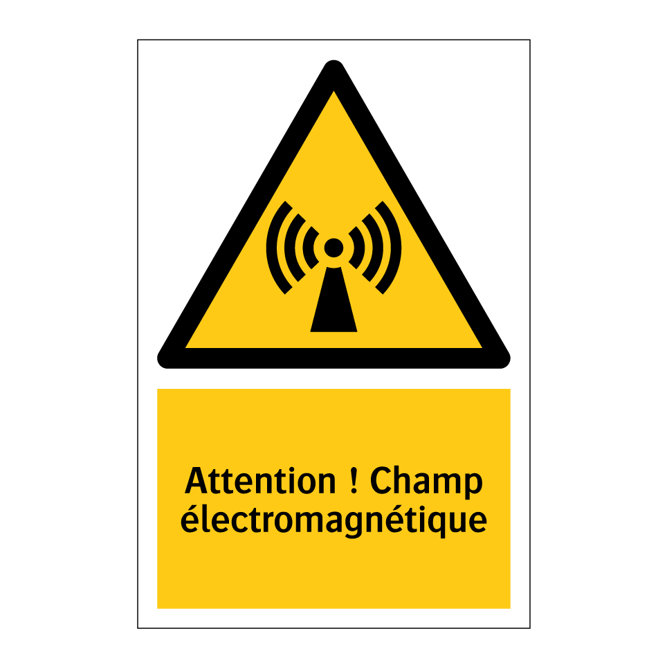 Attention ! Champ électromagnétique