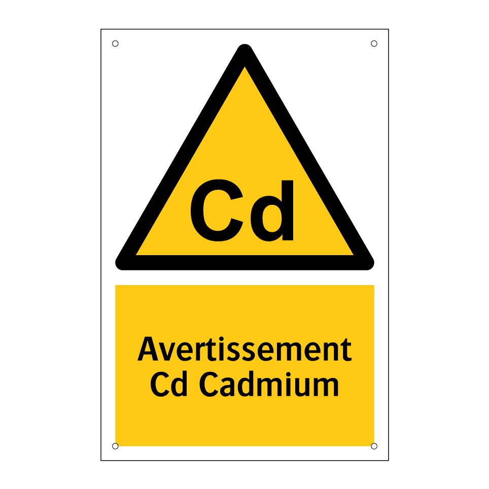 Avertissement Cd Cadmium