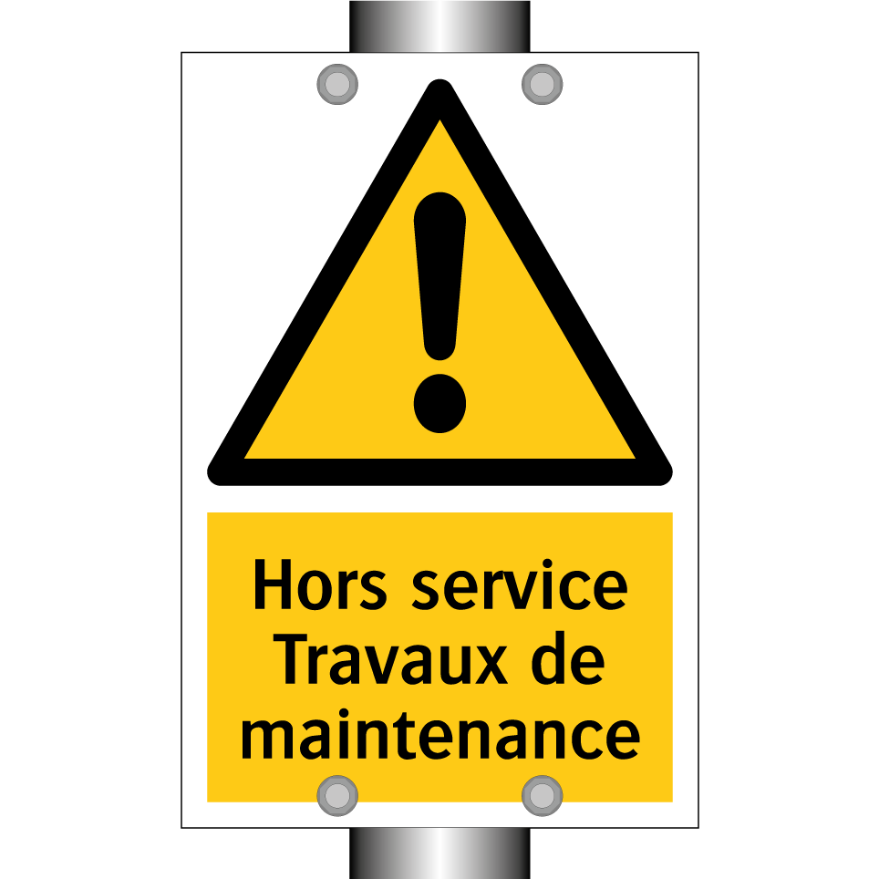 Hors service Travaux de maintenance