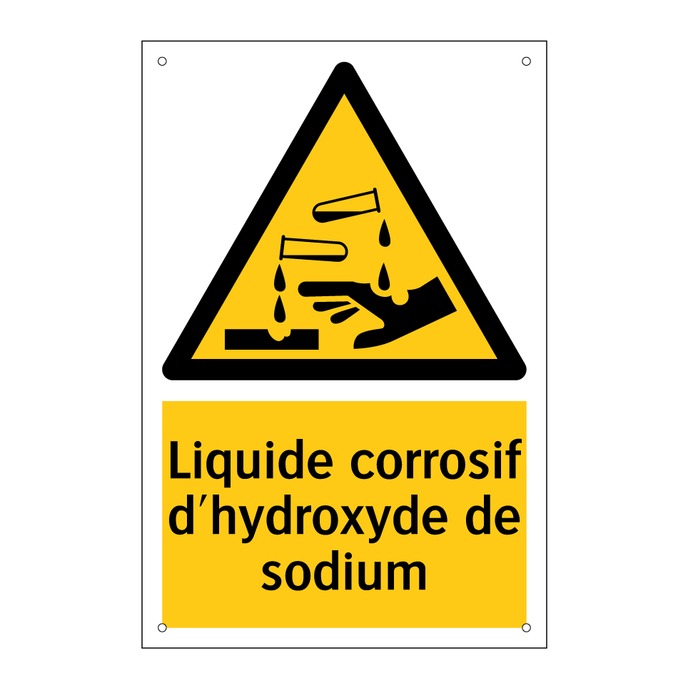 Liquide corrosif d'hydroxyde de sodium