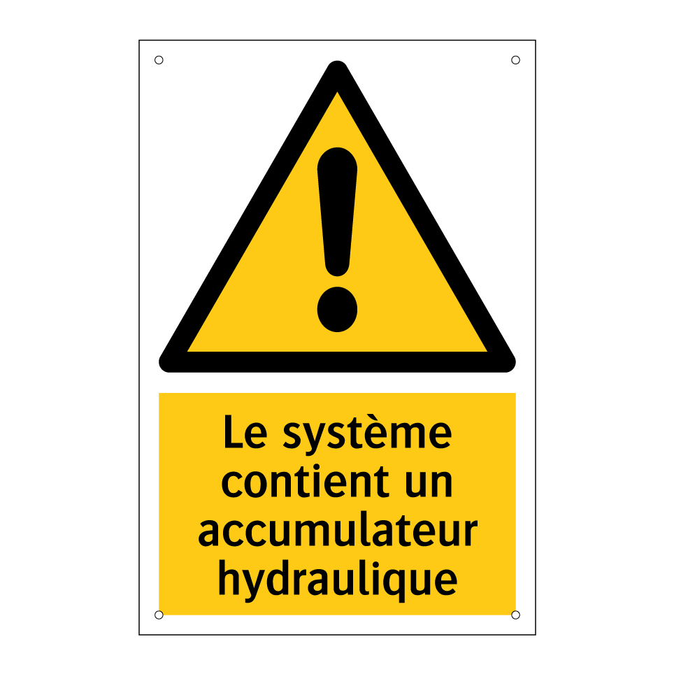 Le système contient un accumulateur hydraulique