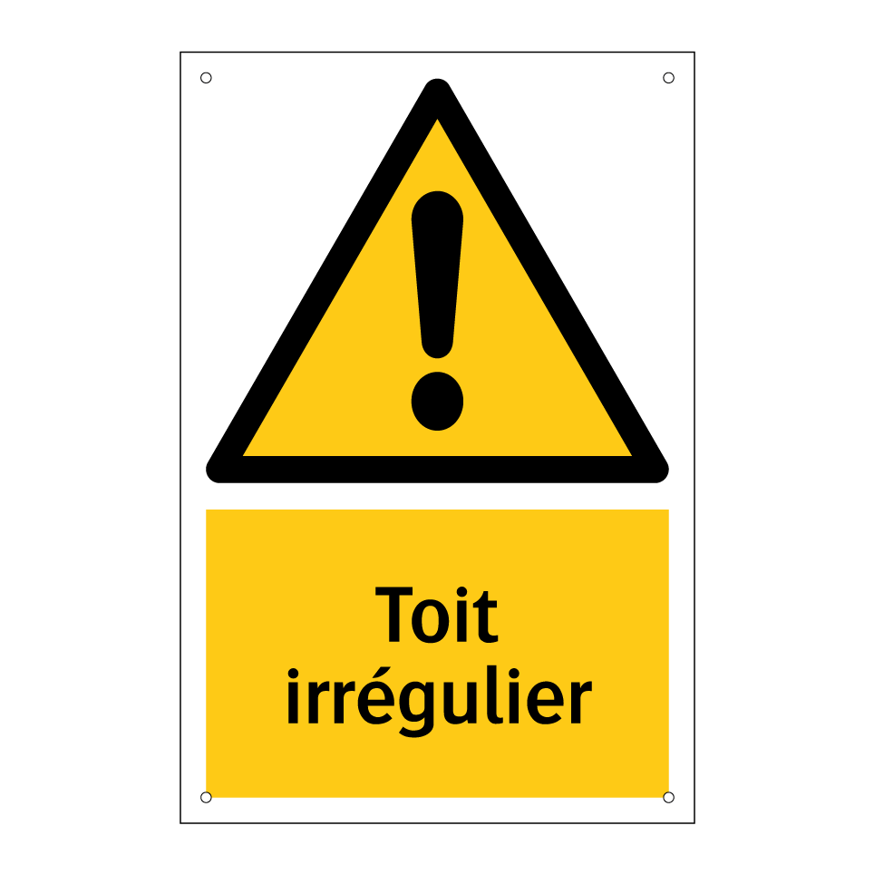 Toit irrégulier