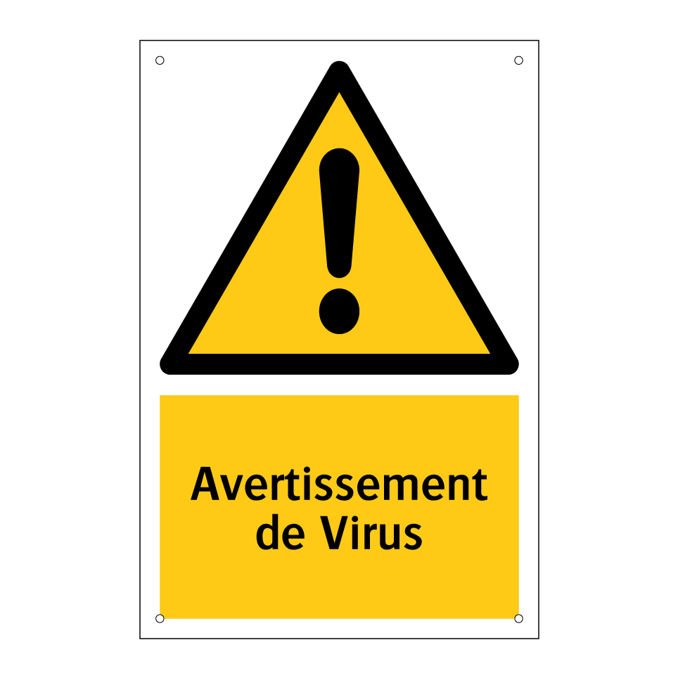 Avertissement de Virus