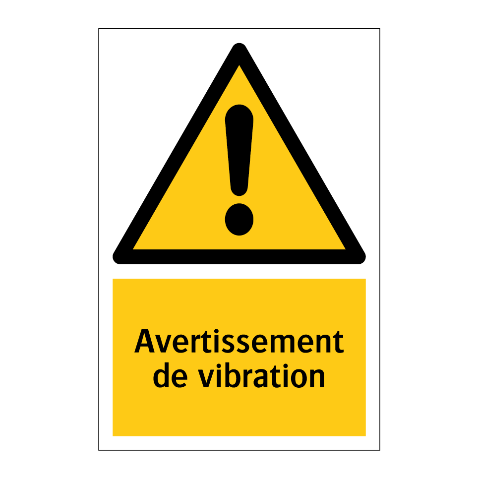 Avertissement de vibration