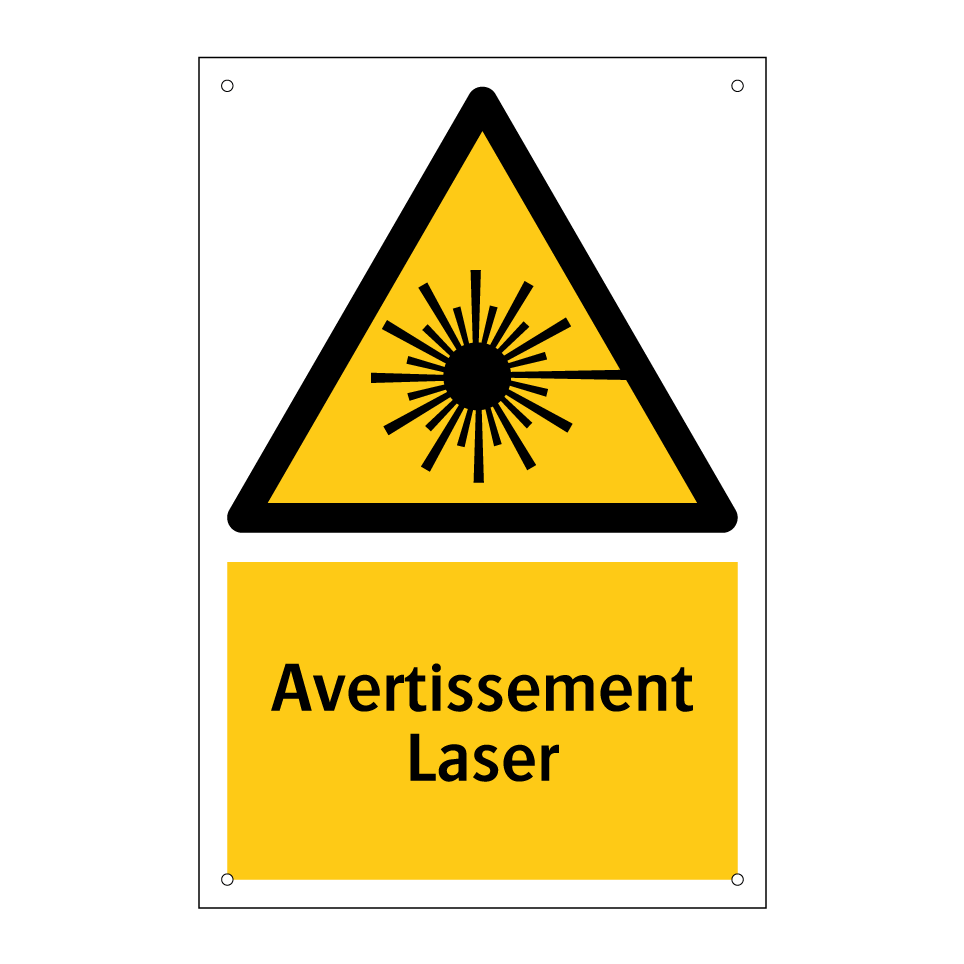 Avertissement Laser
