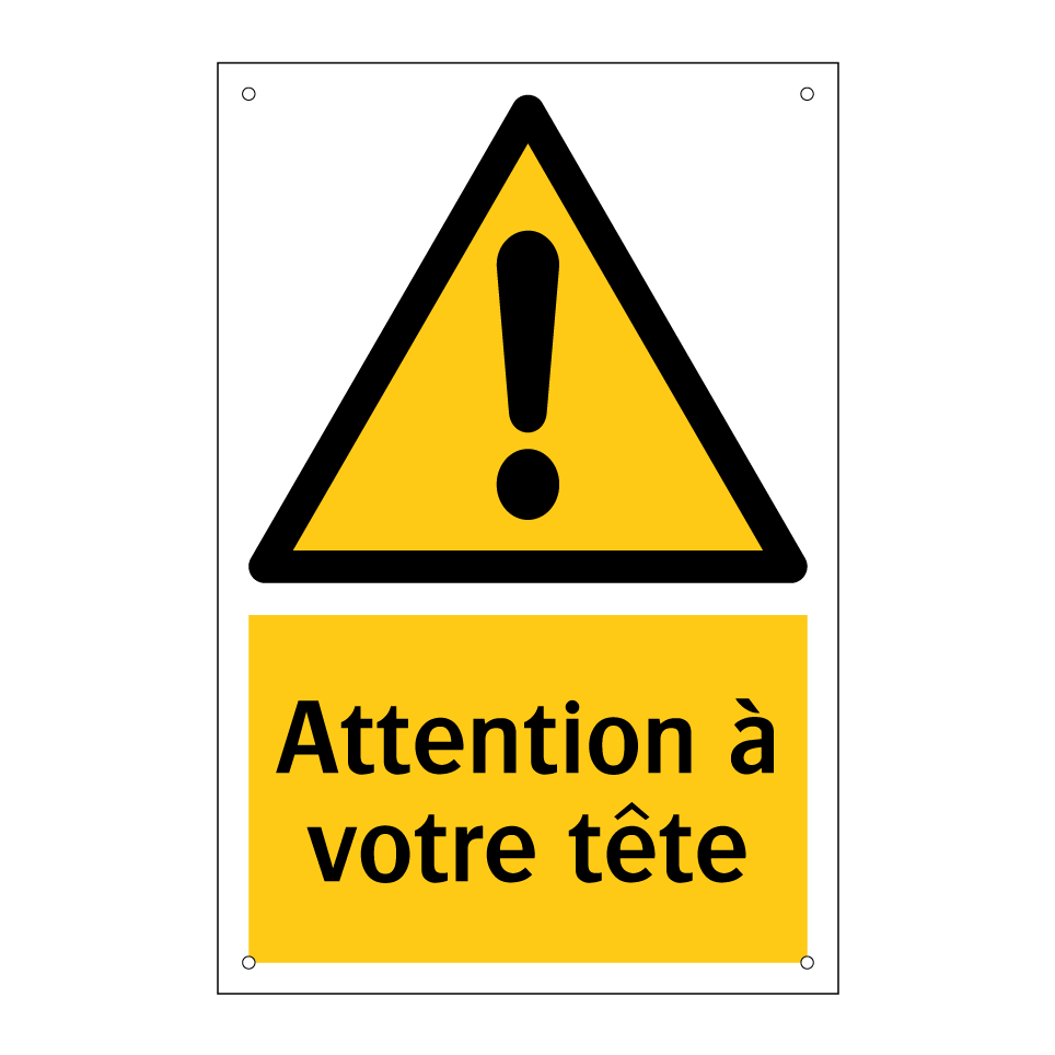 Attention à votre tête