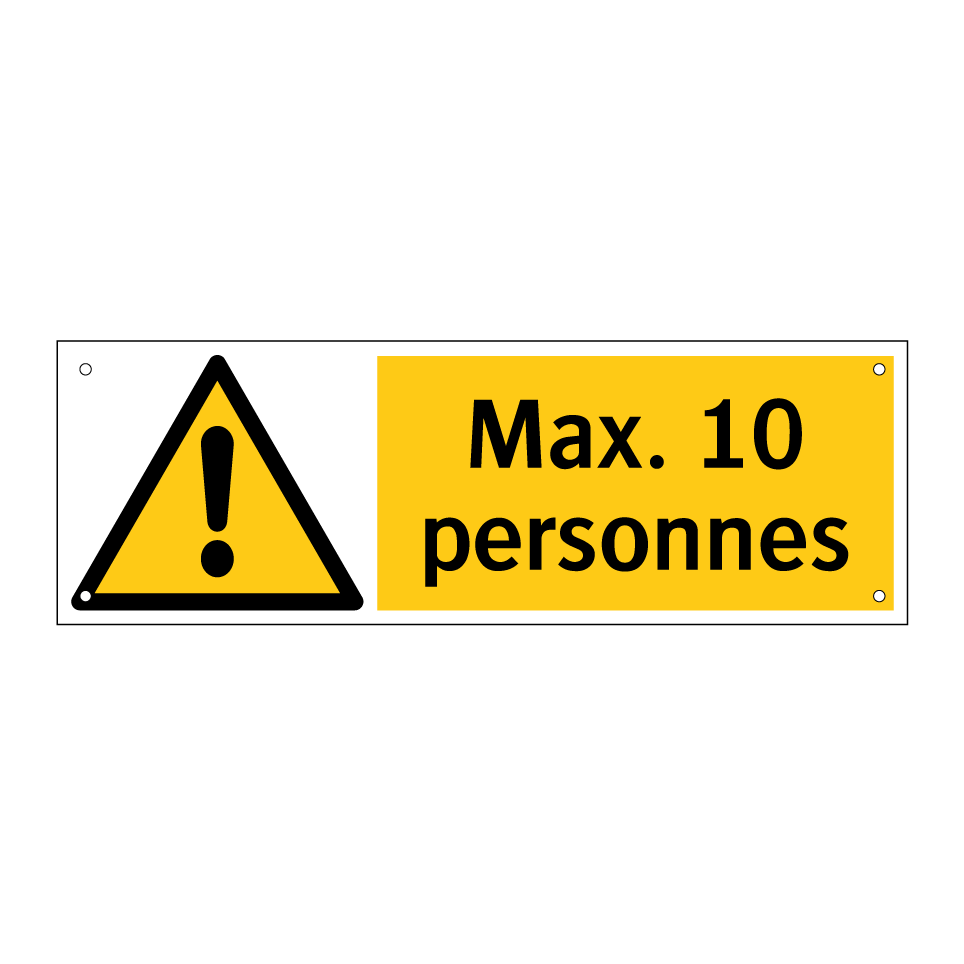 Max. 10 personnes